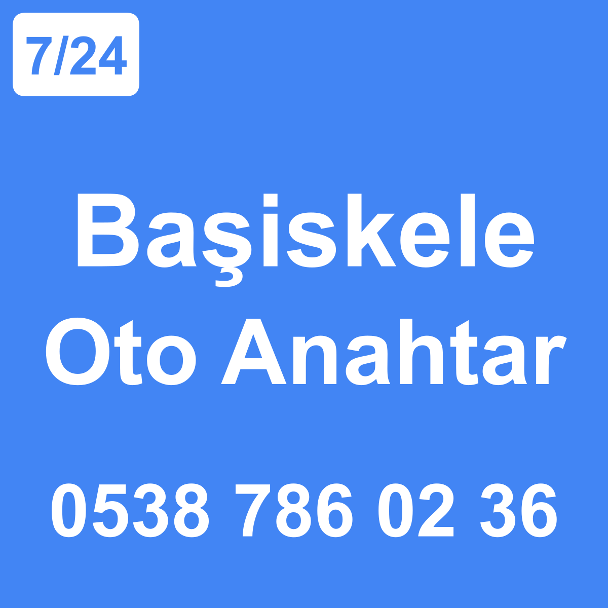 Başiskele Oto Anahtar Ustası 7/24 - 0538 786 02 36