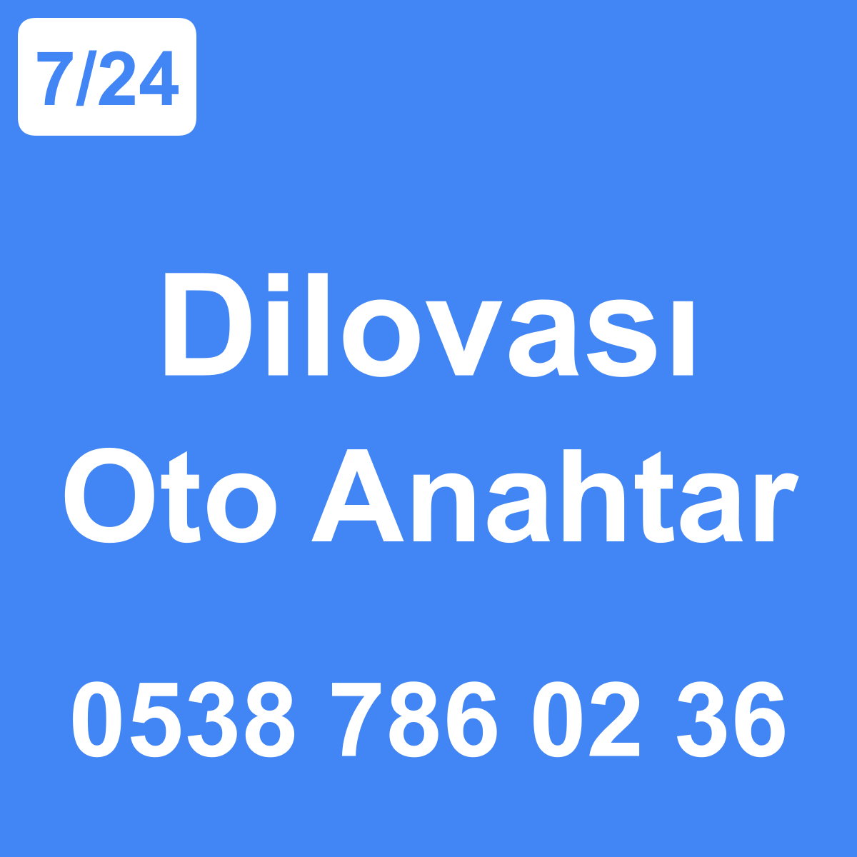 Dilovası Oto Anahtar Ustası 7/24 - 0538 786 02 36