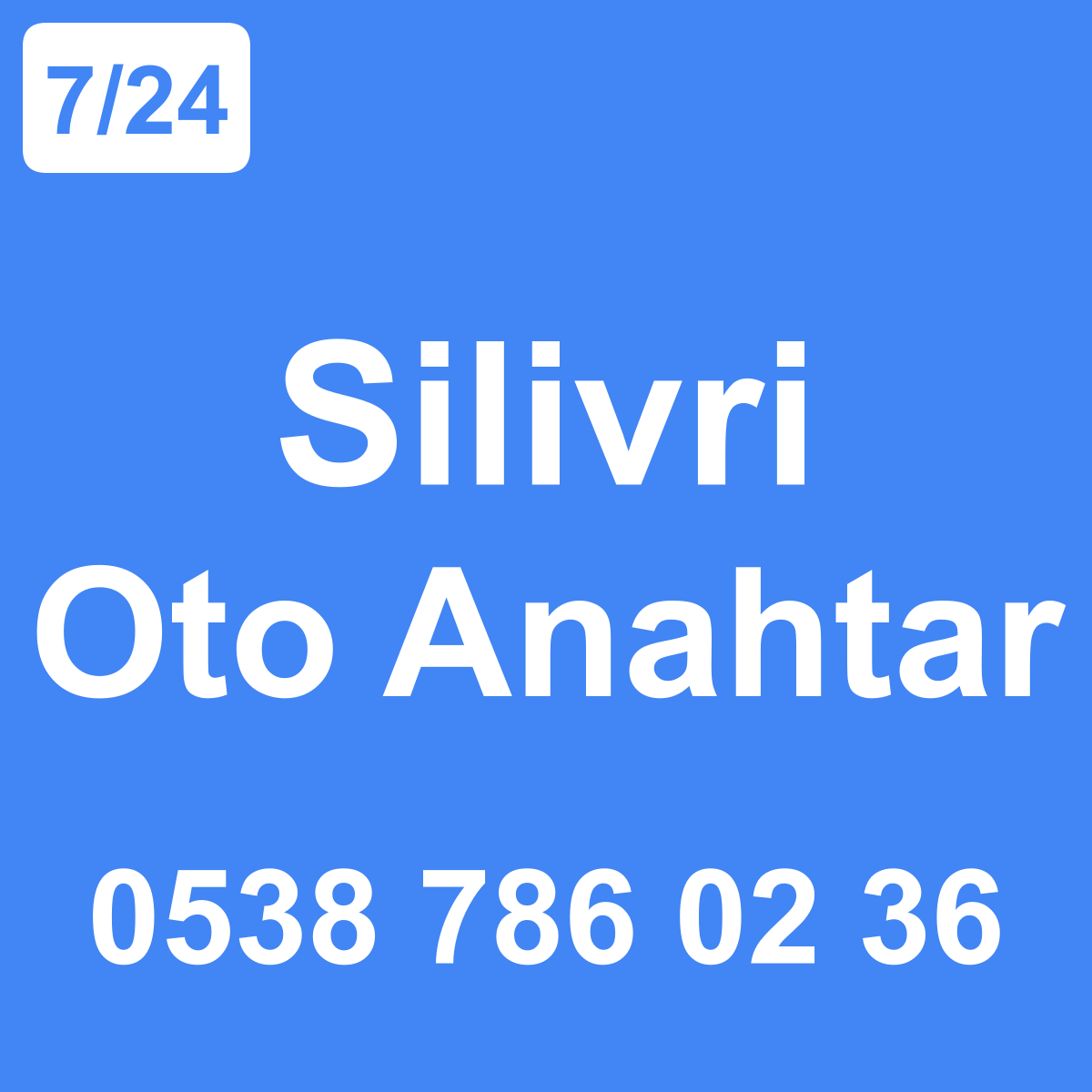 Silivri Oto Anahtar Ustası 7/24 - 0538 786 02 36
