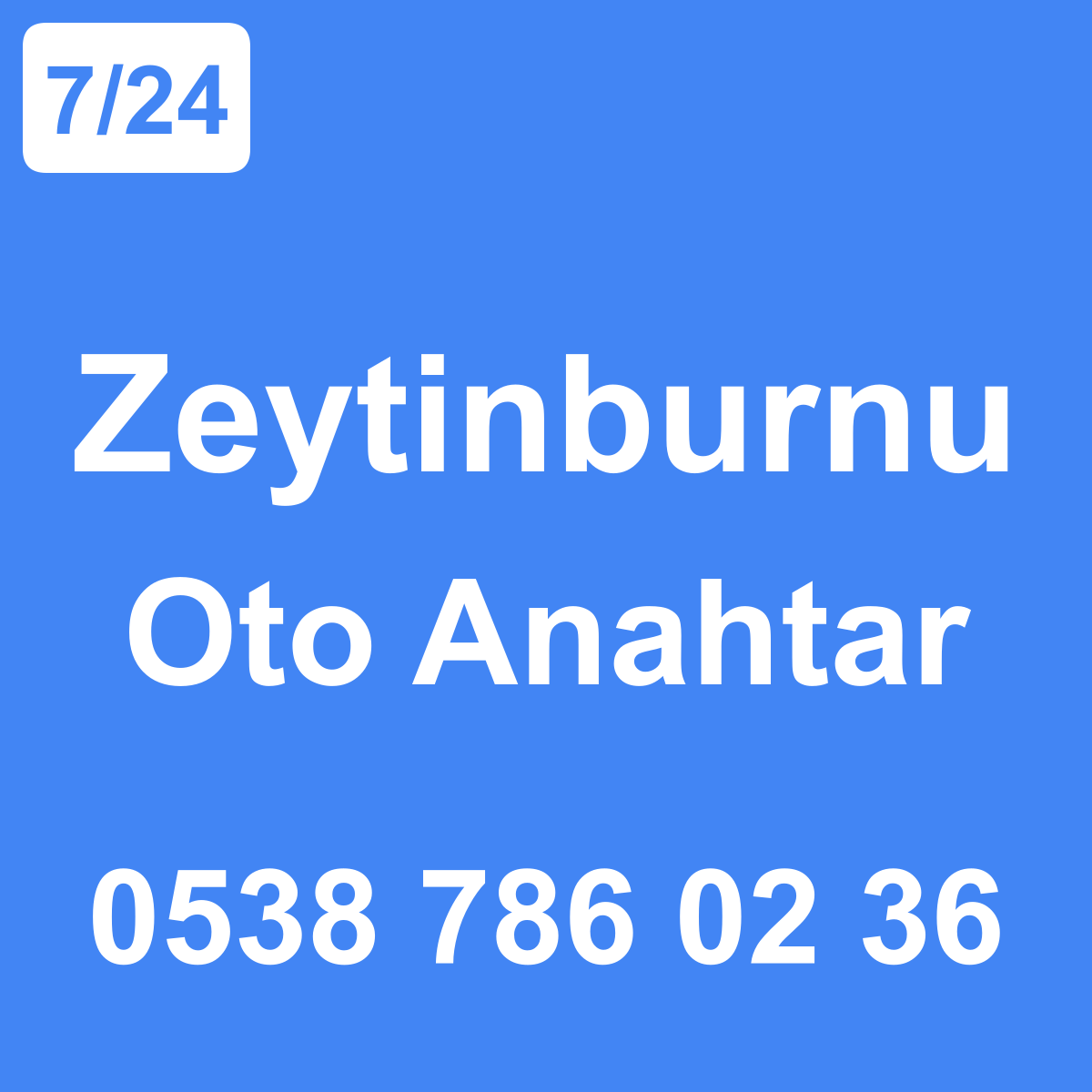 Zeytinburnu Oto Anahtar Ustası 7/24 - 0538 786 02 36